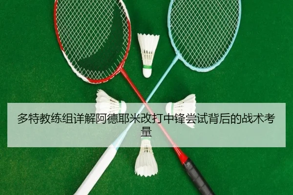 多特教练组详解阿德耶米改打中锋尝试背后的战术考量