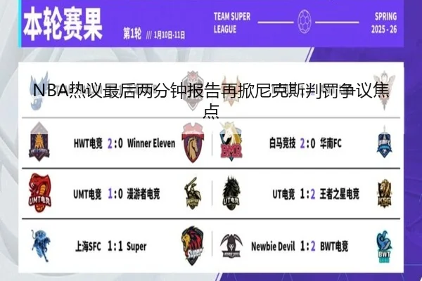 NBA热议最后两分钟报告再掀尼克斯判罚争议焦点